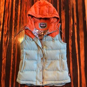 Patagonia Bivy Down Hooded Vest EUC